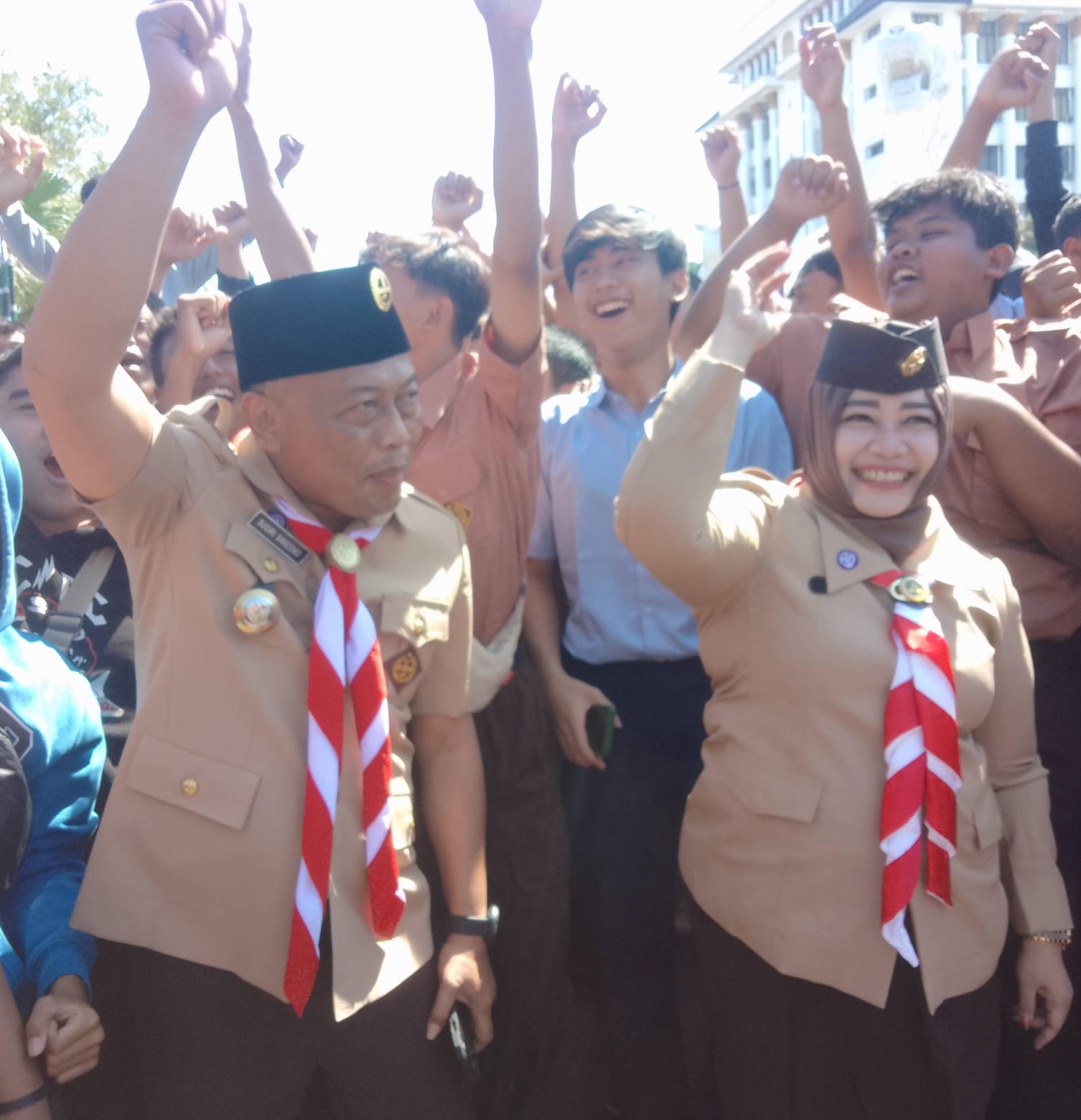 Kirab Pramuka Memperingati HUT Gerakan Pramuka ke-63 Tahun 2024 di Ponorogo