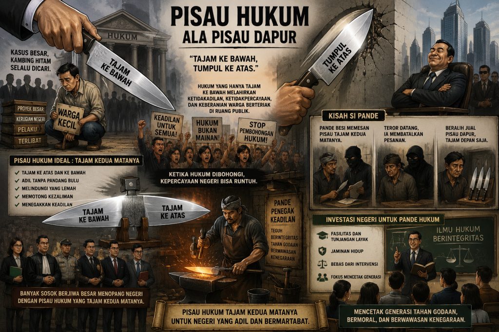 CERITA PISAU HUKUM ALA PISAU DAPUR